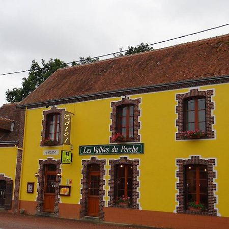 Logis-Hotel Restaurant Auberge Les Vallees Du Perche Vichères Eksteriør bilde