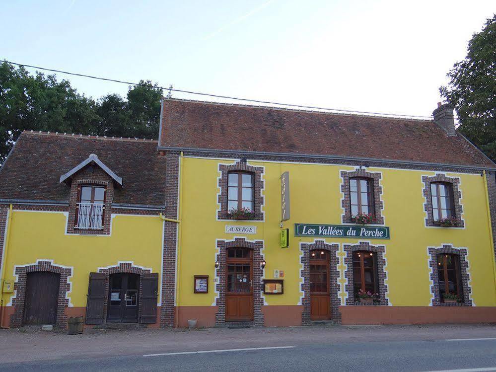 Logis-Hotel Restaurant Auberge Les Vallees Du Perche Vichères Eksteriør bilde